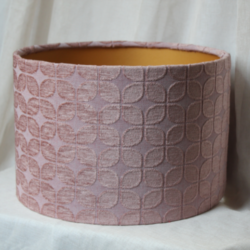 Lampenkap grafisch roze ø30 cm