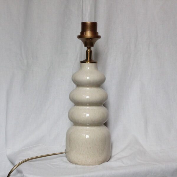 Lampenvoet beige bollen