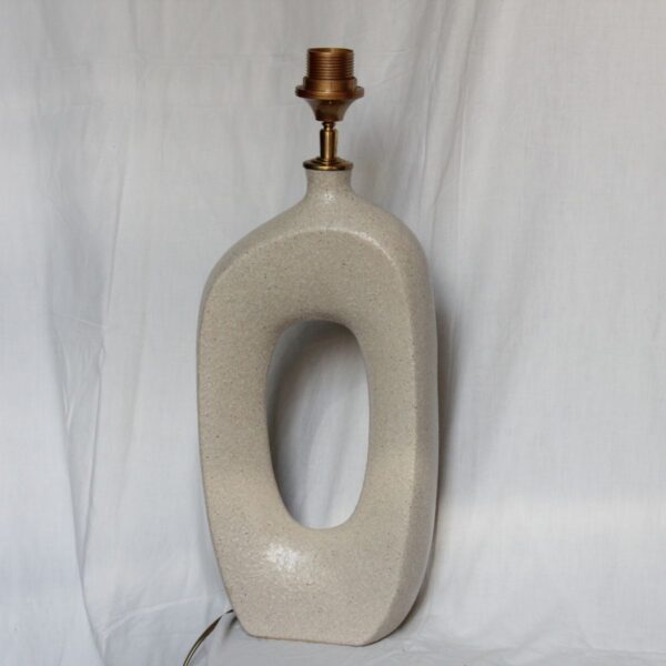 Lampenvoet beige organisch