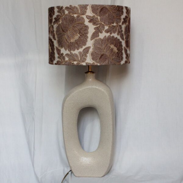 Lampenvoet beige organisch